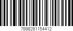 Código de barras (EAN, GTIN, SKU, ISBN): '7898281154412'