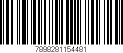 Código de barras (EAN, GTIN, SKU, ISBN): '7898281154481'
