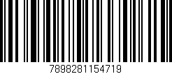 Código de barras (EAN, GTIN, SKU, ISBN): '7898281154719'