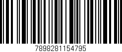 Código de barras (EAN, GTIN, SKU, ISBN): '7898281154795'