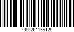 Código de barras (EAN, GTIN, SKU, ISBN): '7898281155129'