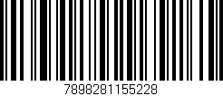 Código de barras (EAN, GTIN, SKU, ISBN): '7898281155228'