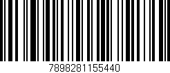 Código de barras (EAN, GTIN, SKU, ISBN): '7898281155440'