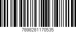 Código de barras (EAN, GTIN, SKU, ISBN): '7898281170535'
