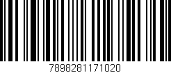 Código de barras (EAN, GTIN, SKU, ISBN): '7898281171020'
