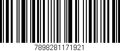 Código de barras (EAN, GTIN, SKU, ISBN): '7898281171921'