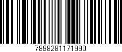 Código de barras (EAN, GTIN, SKU, ISBN): '7898281171990'