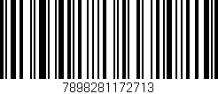 Código de barras (EAN, GTIN, SKU, ISBN): '7898281172713'