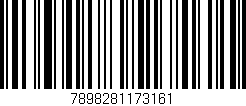 Código de barras (EAN, GTIN, SKU, ISBN): '7898281173161'
