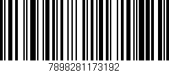 Código de barras (EAN, GTIN, SKU, ISBN): '7898281173192'