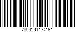 Código de barras (EAN, GTIN, SKU, ISBN): '7898281174151'