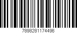 Código de barras (EAN, GTIN, SKU, ISBN): '7898281174496'