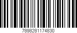 Código de barras (EAN, GTIN, SKU, ISBN): '7898281174830'