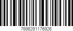 Código de barras (EAN, GTIN, SKU, ISBN): '7898281176926'