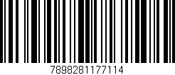 Código de barras (EAN, GTIN, SKU, ISBN): '7898281177114'