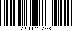 Código de barras (EAN, GTIN, SKU, ISBN): '7898281177756'