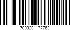 Código de barras (EAN, GTIN, SKU, ISBN): '7898281177763'