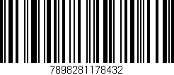 Código de barras (EAN, GTIN, SKU, ISBN): '7898281178432'