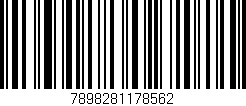 Código de barras (EAN, GTIN, SKU, ISBN): '7898281178562'