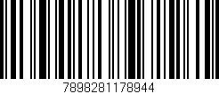 Código de barras (EAN, GTIN, SKU, ISBN): '7898281178944'