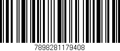 Código de barras (EAN, GTIN, SKU, ISBN): '7898281179408'