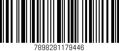 Código de barras (EAN, GTIN, SKU, ISBN): '7898281179446'