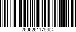 Código de barras (EAN, GTIN, SKU, ISBN): '7898281179804'