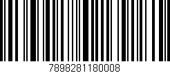 Código de barras (EAN, GTIN, SKU, ISBN): '7898281180008'