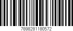 Código de barras (EAN, GTIN, SKU, ISBN): '7898281180572'