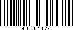 Código de barras (EAN, GTIN, SKU, ISBN): '7898281180763'