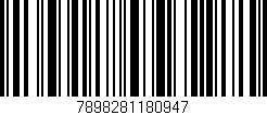 Código de barras (EAN, GTIN, SKU, ISBN): '7898281180947'