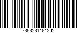 Código de barras (EAN, GTIN, SKU, ISBN): '7898281181302'