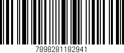 Código de barras (EAN, GTIN, SKU, ISBN): '7898281182941'