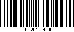 Código de barras (EAN, GTIN, SKU, ISBN): '7898281184730'