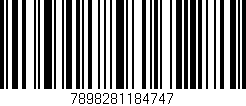Código de barras (EAN, GTIN, SKU, ISBN): '7898281184747'