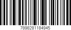Código de barras (EAN, GTIN, SKU, ISBN): '7898281184945'