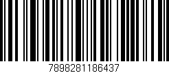Código de barras (EAN, GTIN, SKU, ISBN): '7898281186437'