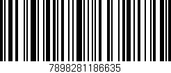 Código de barras (EAN, GTIN, SKU, ISBN): '7898281186635'