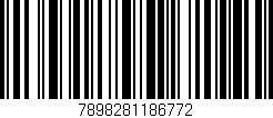 Código de barras (EAN, GTIN, SKU, ISBN): '7898281186772'
