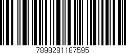 Código de barras (EAN, GTIN, SKU, ISBN): '7898281187595'