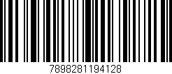 Código de barras (EAN, GTIN, SKU, ISBN): '7898281194128'
