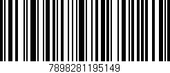 Código de barras (EAN, GTIN, SKU, ISBN): '7898281195149'