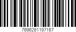 Código de barras (EAN, GTIN, SKU, ISBN): '7898281197167'