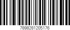 Código de barras (EAN, GTIN, SKU, ISBN): '7898281205176'