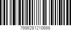 Código de barras (EAN, GTIN, SKU, ISBN): '7898281210668'