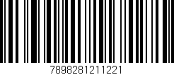 Código de barras (EAN, GTIN, SKU, ISBN): '7898281211221'