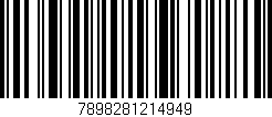Código de barras (EAN, GTIN, SKU, ISBN): '7898281214949'