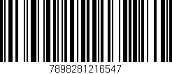 Código de barras (EAN, GTIN, SKU, ISBN): '7898281216547'