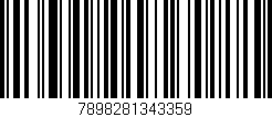 Código de barras (EAN, GTIN, SKU, ISBN): '7898281343359'