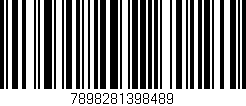 Código de barras (EAN, GTIN, SKU, ISBN): '7898281398489'